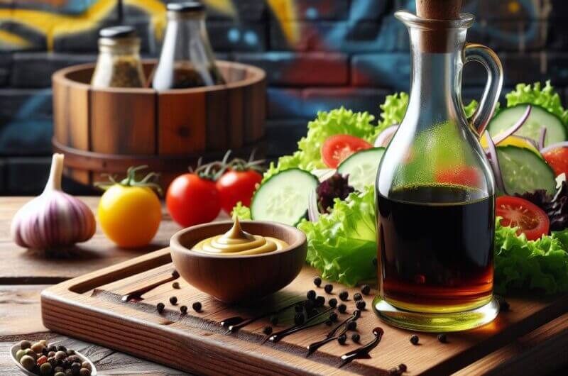 Recette vinaigrette Balsamique moutarde